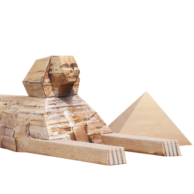 Kids Toys Egypt - Египетский Сфинкс пирамиды складной мини 3D
