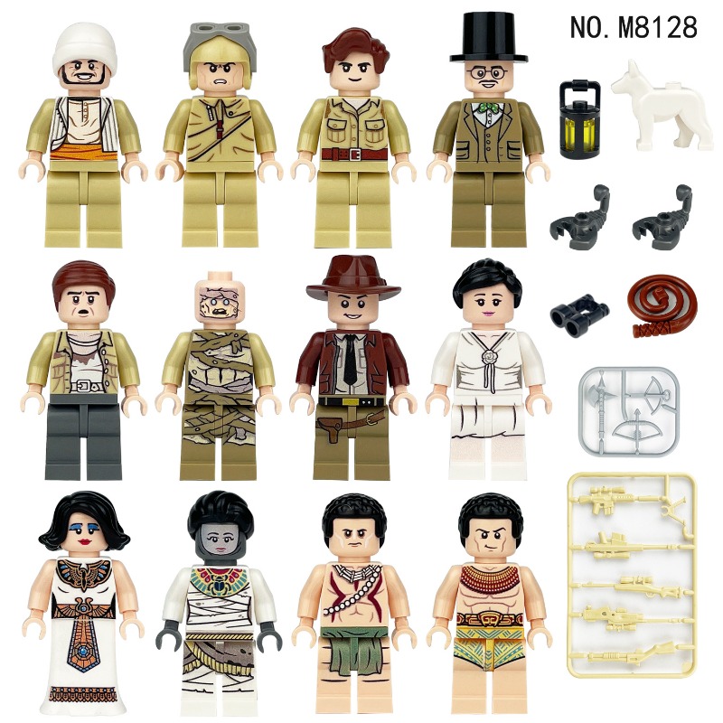 Kids Toys Egypt - Конструктор M8128 «Египетский приключенец» для детей,