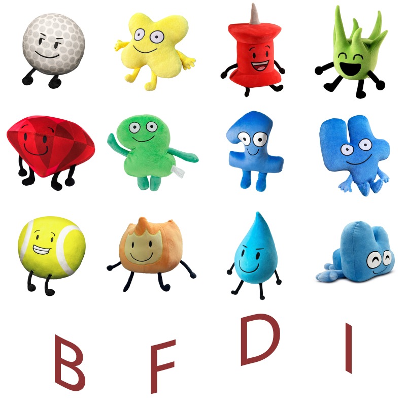 Kids Toys Idea - BFDI Battle For Dream Island, плюшевая