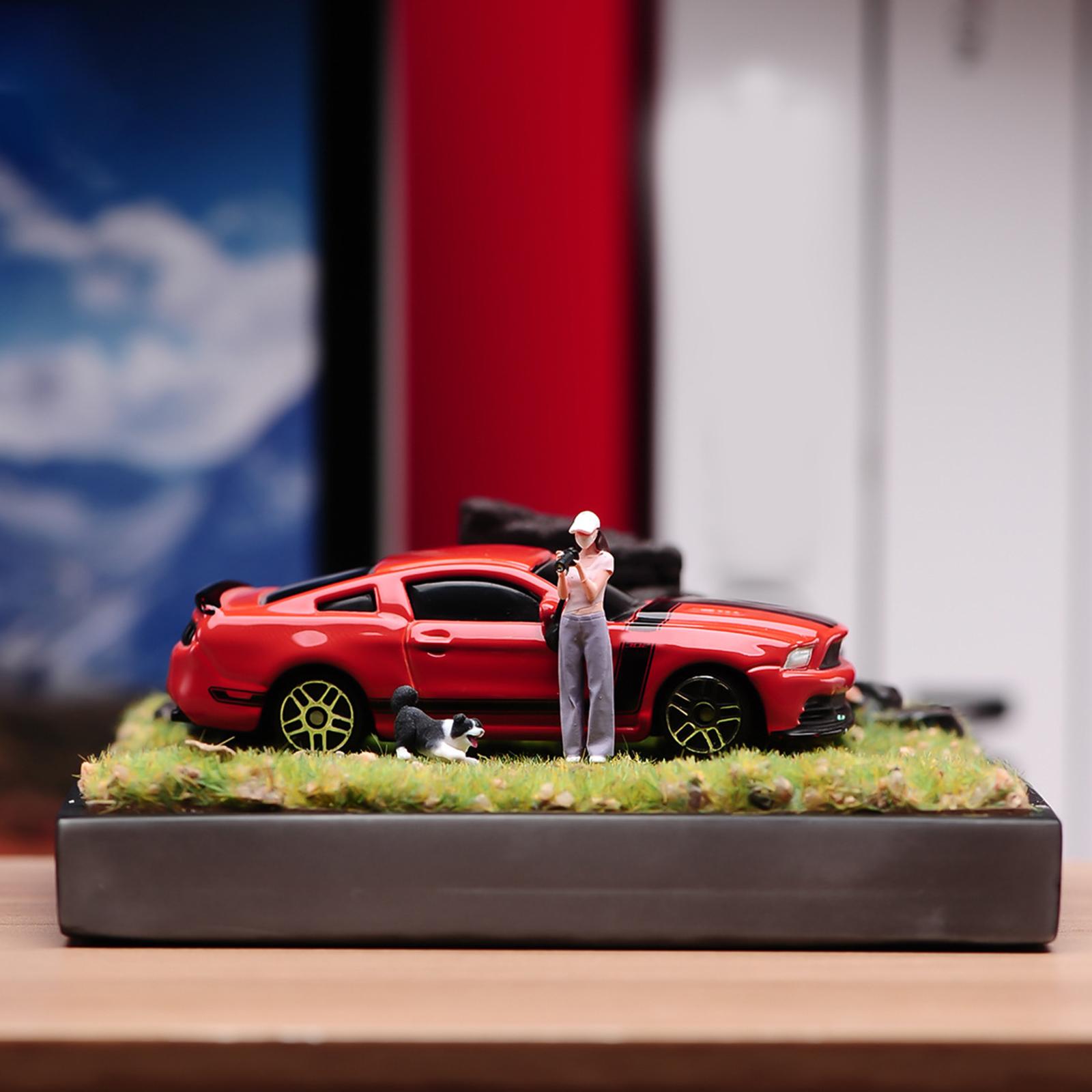 Kids Toys In Store - Миниатюрная диорама-платформа с растительностью, масштаб 1:64,