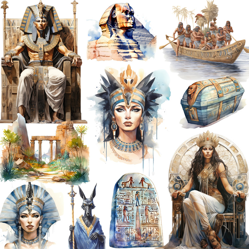 Kids Toys Egypt - Наклейки из древнего Египта, Стикеры для