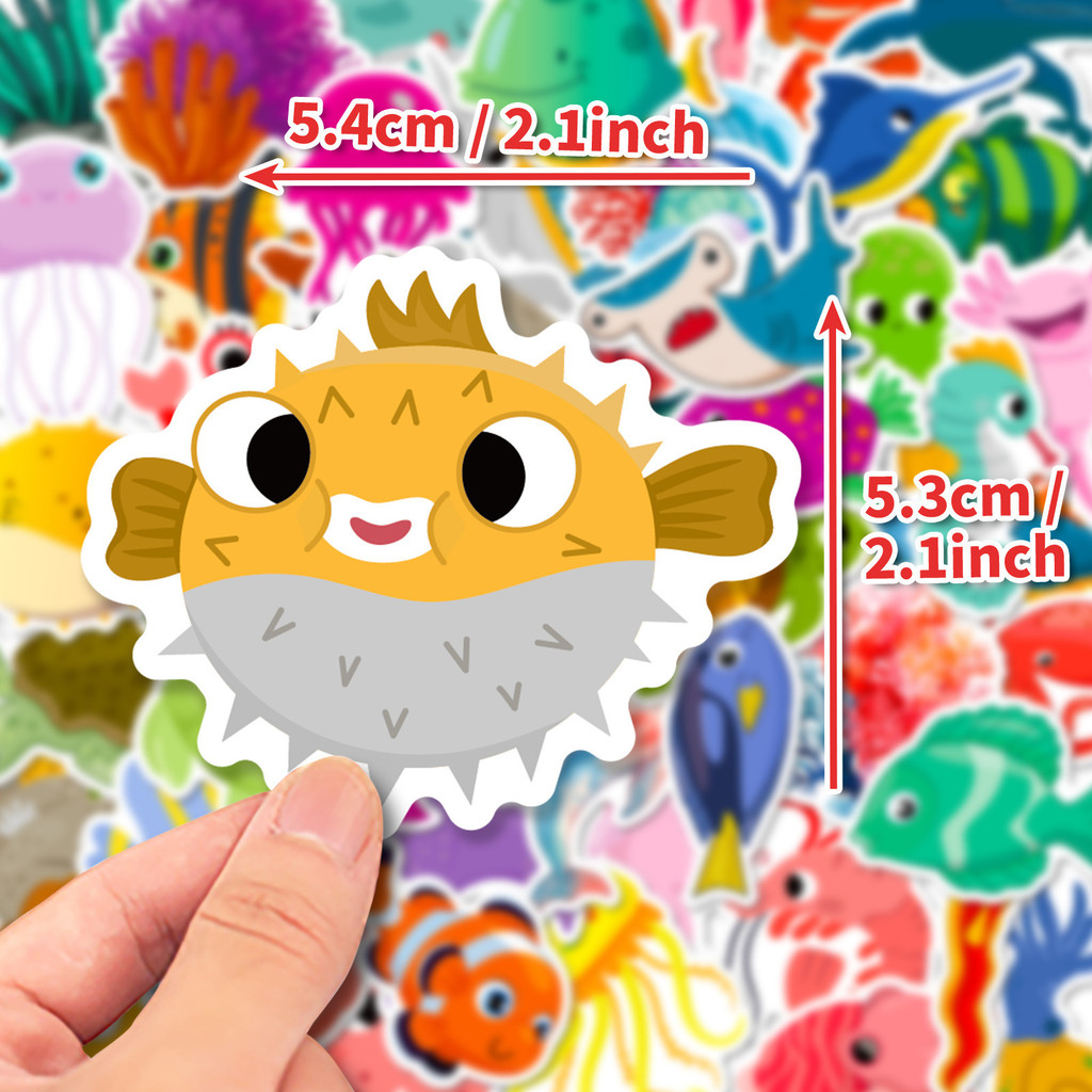 50 наклеек с морскими обитател – обзор и цена Kids Toys In Store